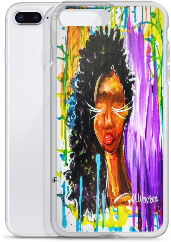 Image Of "melanin Queen" Cellphone Case " - Mobile Phone Case (1000x1000), Png Download