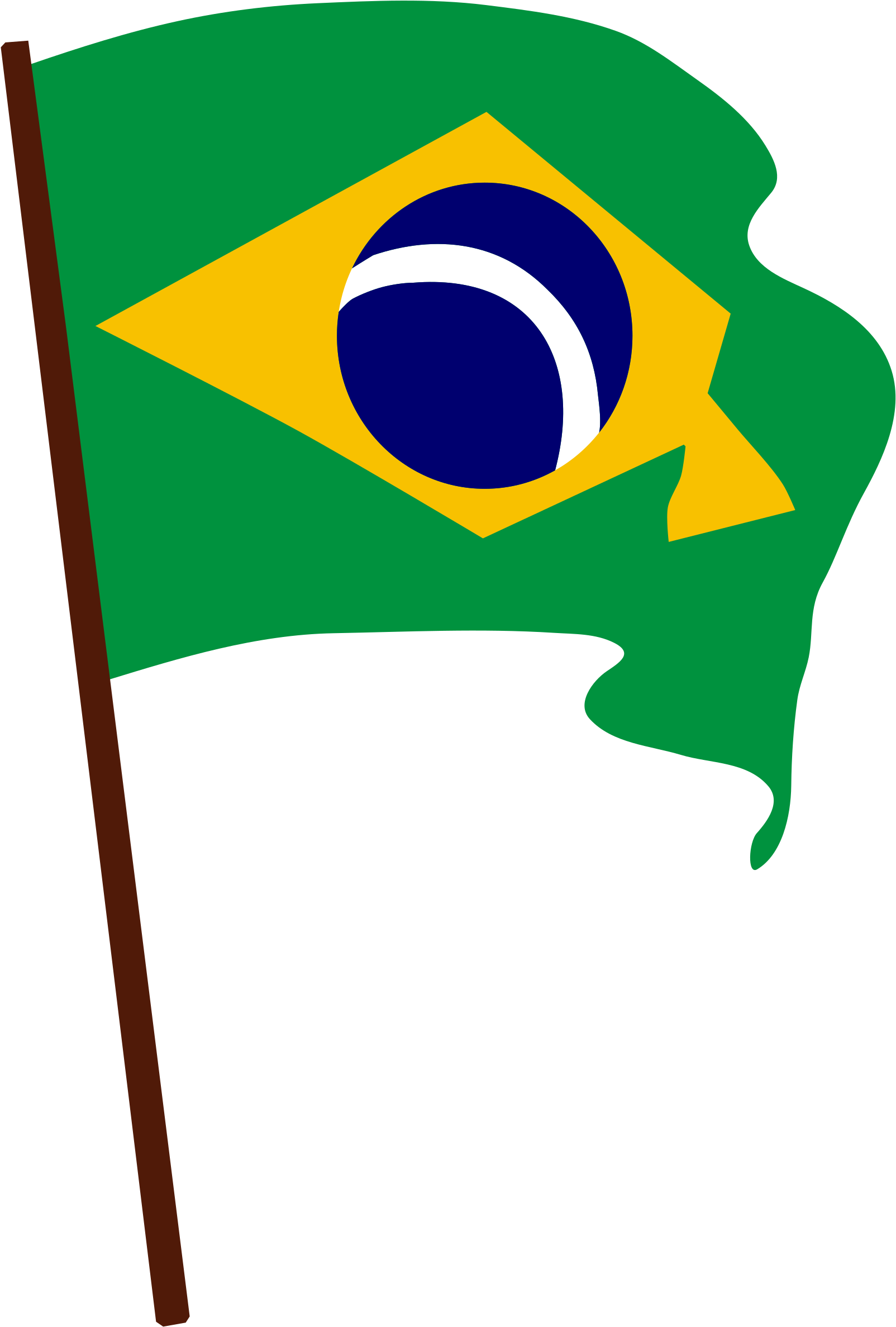 Brazil Flag Png Pic - Brazil Png (1633x2400), Png Download