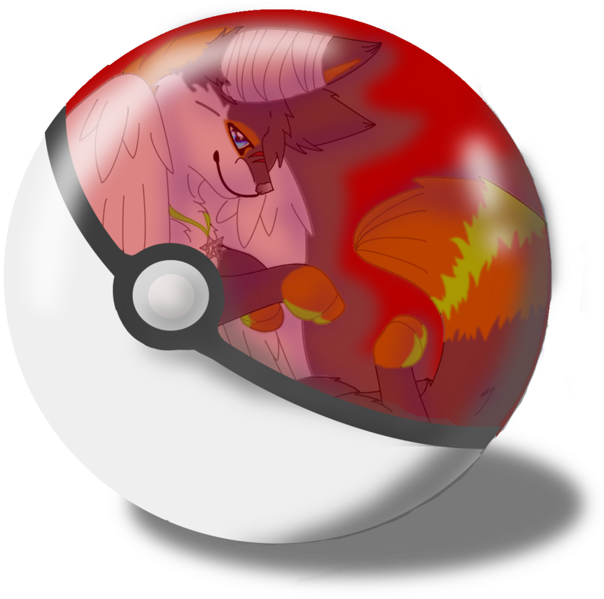 Drawn Pokeball Animated - Pociball Png (900x966), Png Download