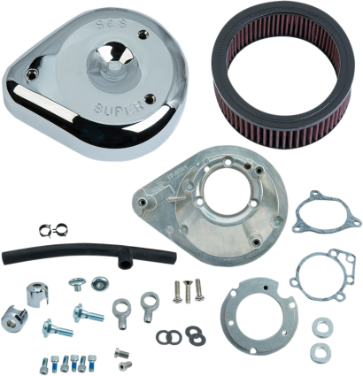 S&s Cycles Twin Cam Tear Drop Air Cleaner - S&s Teardrop Air Cleaner (410x425), Png Download