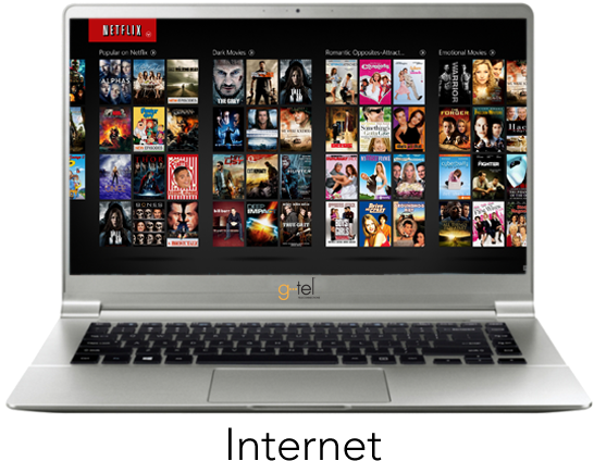 Television Plasma Netflix (669x445), Png Download