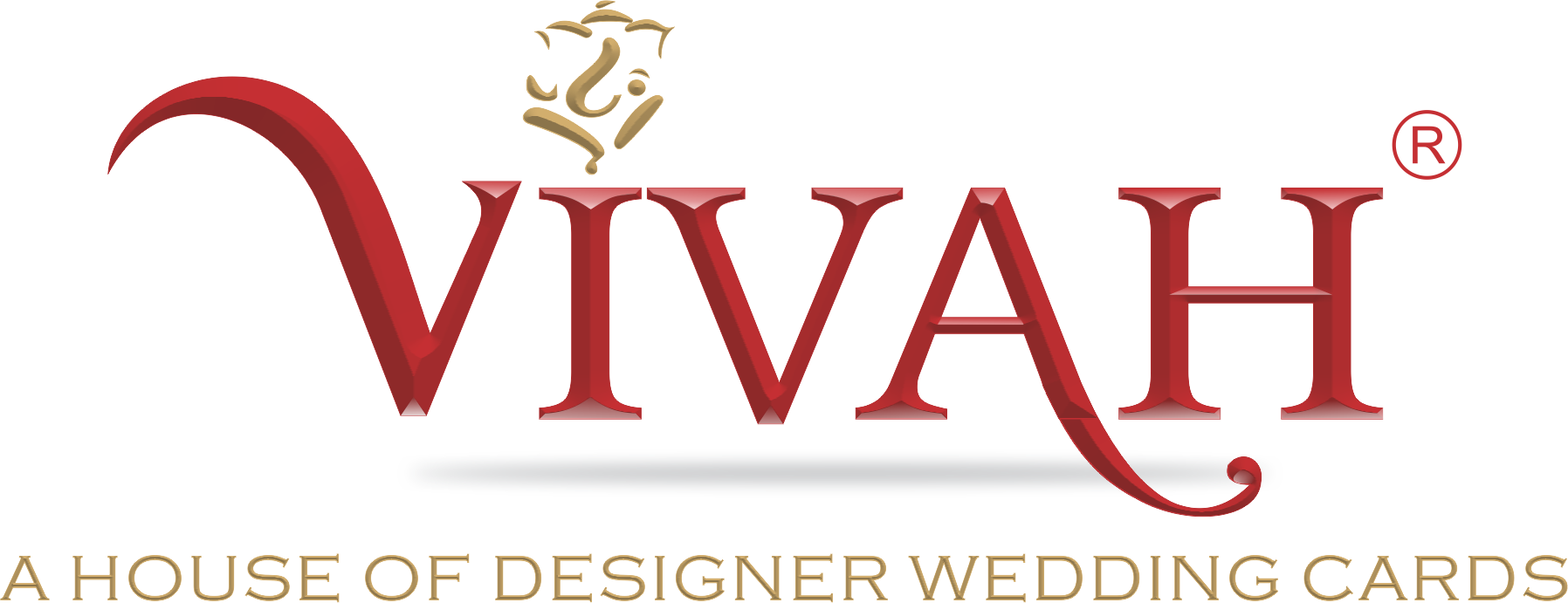 Wedding Invitation Cards - Vivah Font (1796x691), Png Download