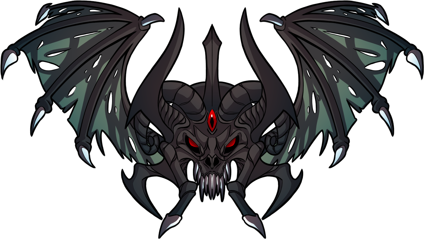 Демон Лого (1500x900), Png Download