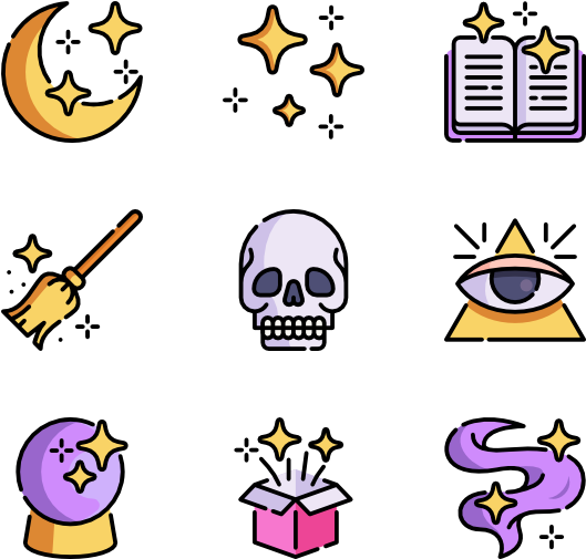 Magic - Library (600x564), Png Download