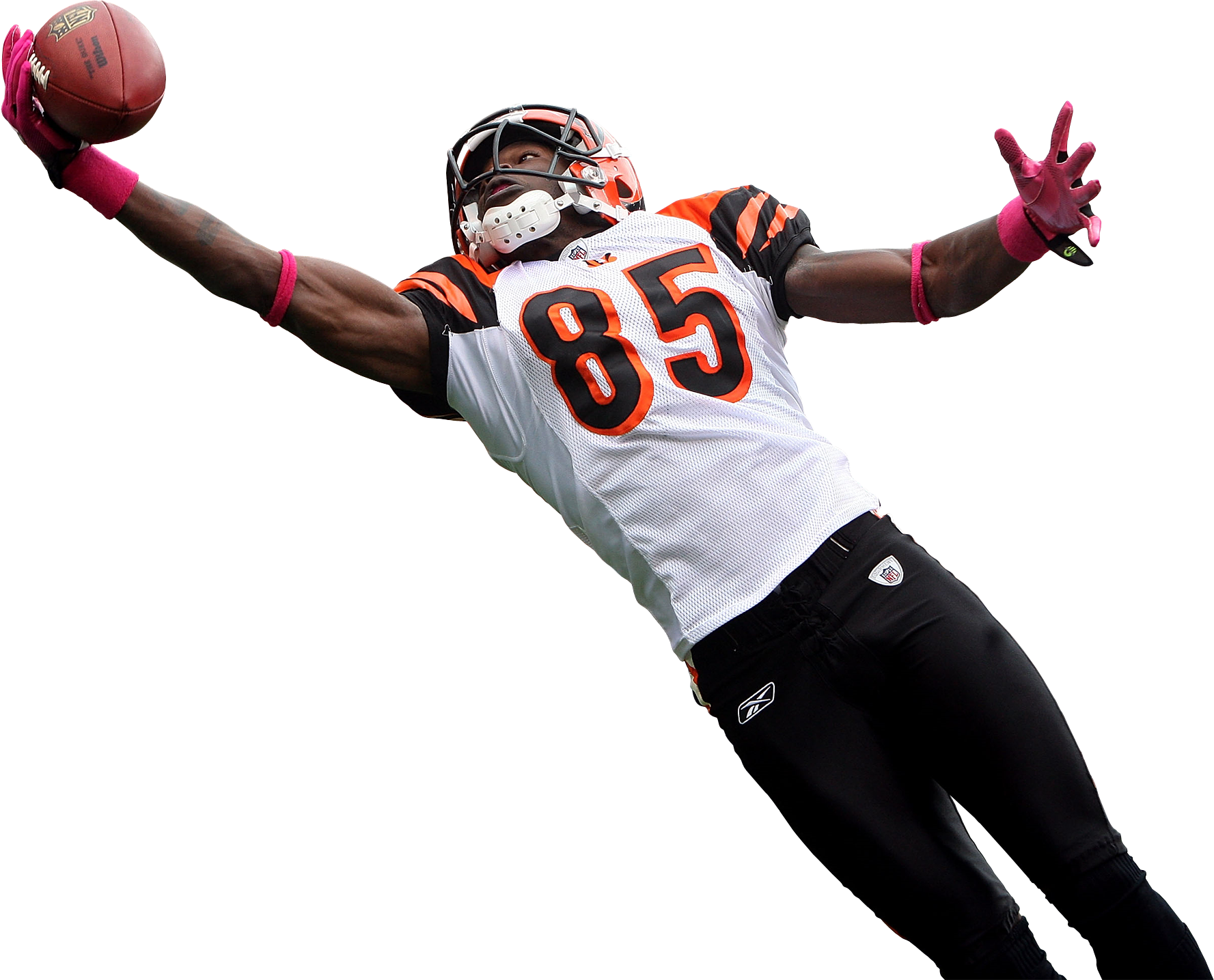 Free Png American Football Player Catching A Ball Png - Football Player Catching A Ball (850x687), Png Download