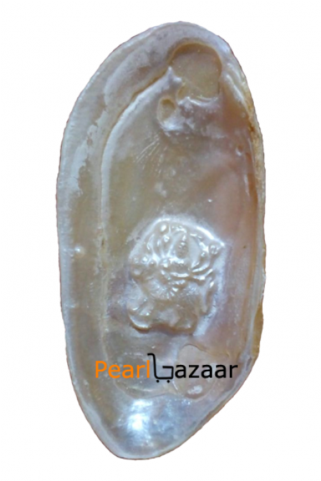 Durga Mata Designer Pearl - Pearl (600x695), Png Download