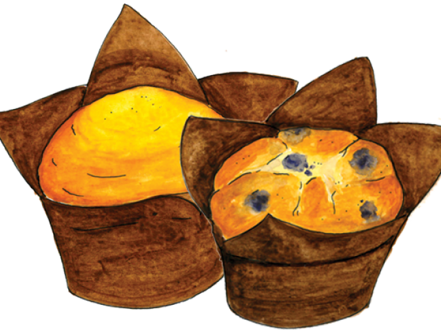 Blueberry Muffin Clipart Baking Class - Muffin (640x480), Png Download