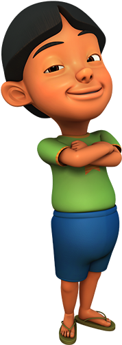 6 Mail - Face Transparent Upin Ipin (250x500), Png Download