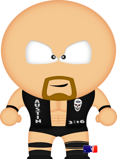 South Park Stone Cold - Stone Cold Steve Austin Animated (380x517), Png Download