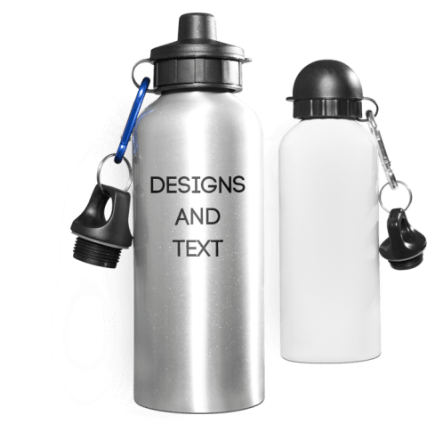 Create Personalised Water Bottles Online - Personalised Metal Water Bottles (650x484), Png Download