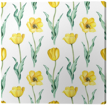 Watercolor Seamless Pattern Canvas Print • Pixers® - Watercolor Painting (400x400), Png Download