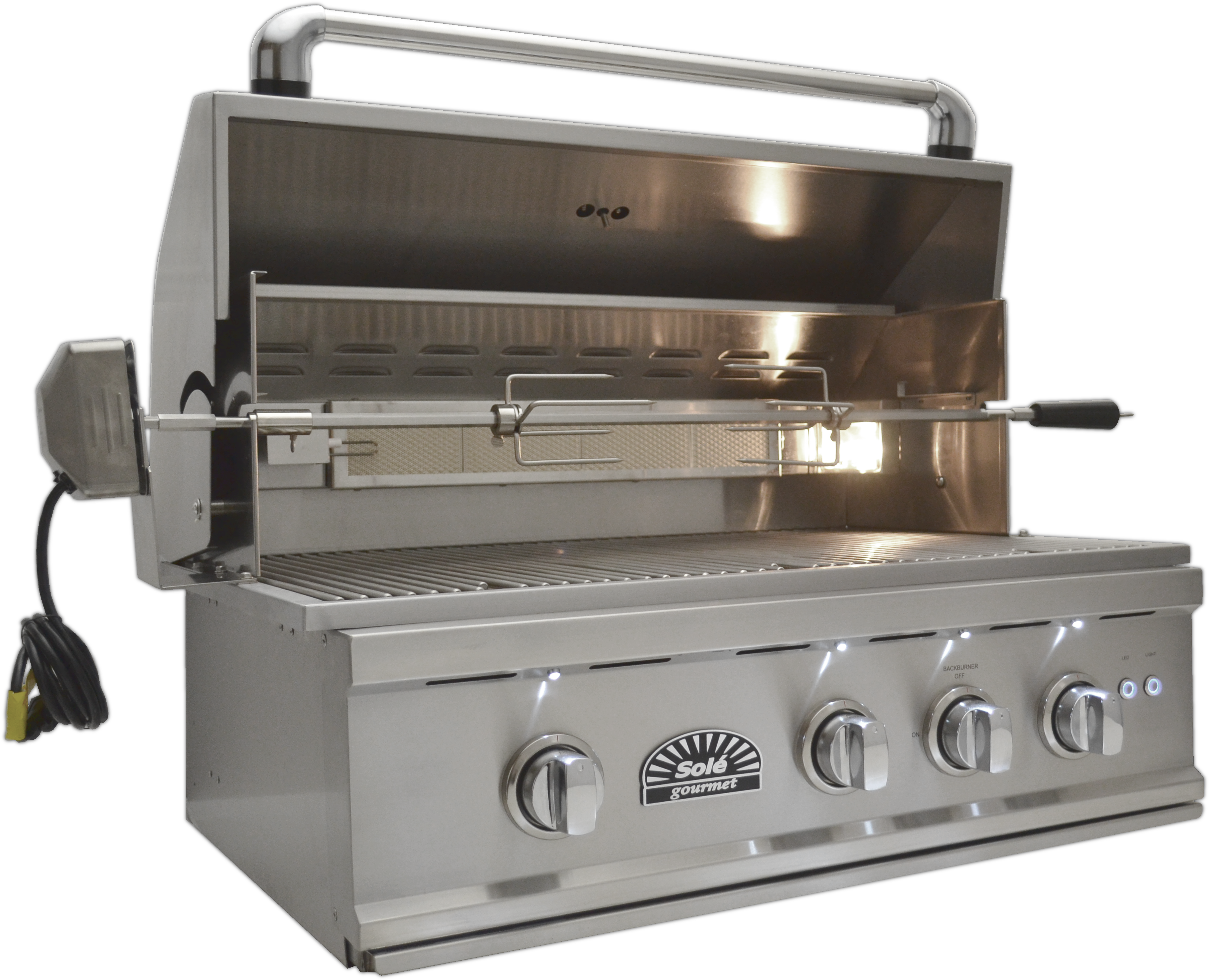 So321bqrtrl Left Side, Angled, Open - Barbecue (3315x2690), Png Download