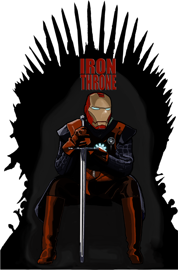 Game Of Thrones Chair Png Picture - House Stark Iron Man (716x1040), Png Download