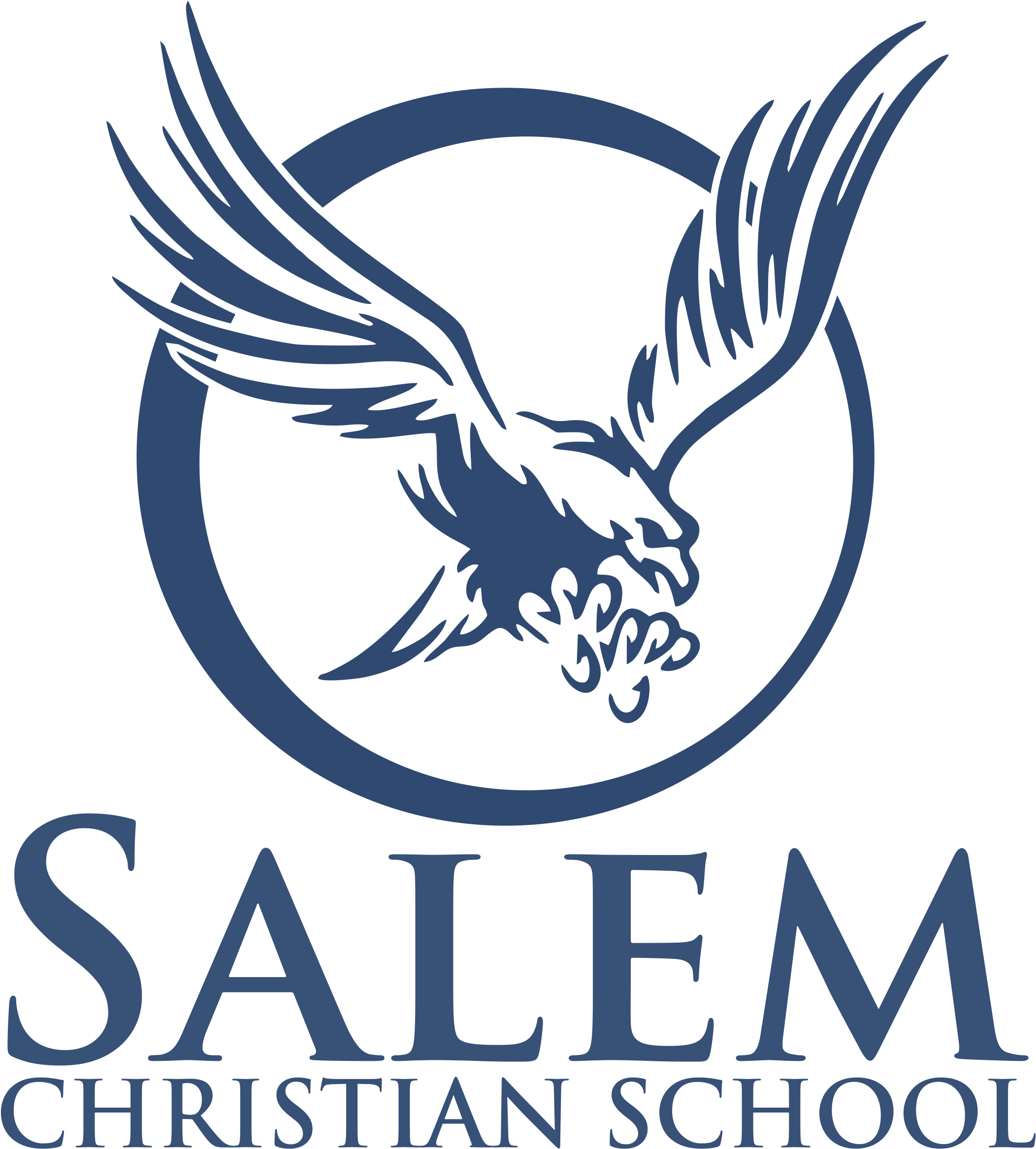 Salem Christian School Png Logo - Christian School Logo Samples (2484x2553), Png Download