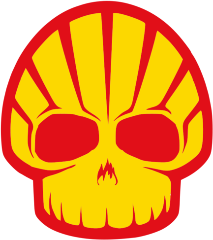 Shell - Shell Skull Logo (456x514), Png Download