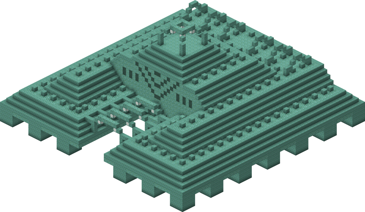 Templo De Agua Minecraft (1200x699), Png Download