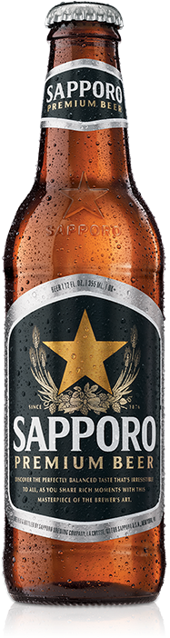 Product Premiumbeer12oz Bottle - Sapporo Premium Beer (276x720), Png Download