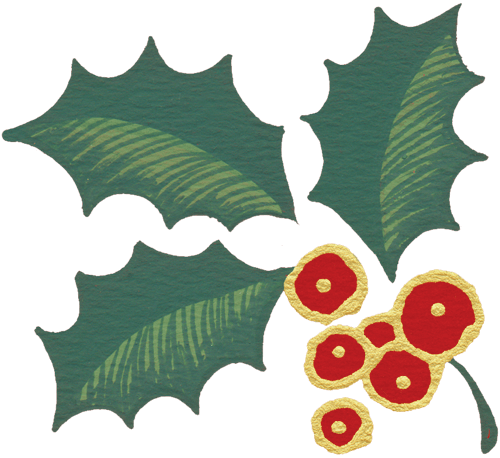 Holly (500x458), Png Download