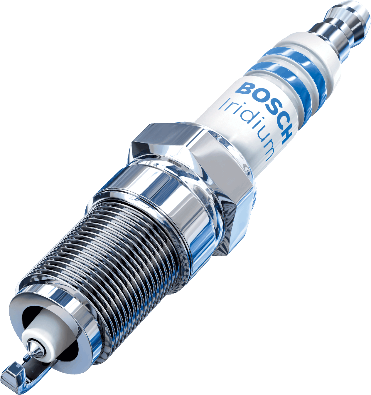 Iridium Spark Plugs - Bosch Double Platinum Spark Plugs (1400x1400), Png Download