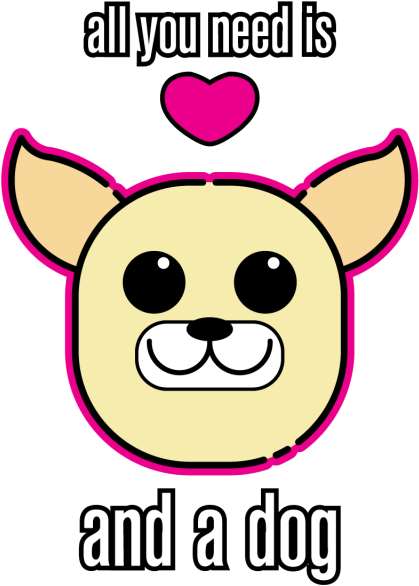 Dog Tshirt Design, Dog, Vector, Illustration Png And - Cartoon (360x360), Png Download