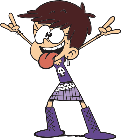 94kib, 550x510, The Loud House Luna Nickelodeon - Loud House Luna Loud (550x510), Png Download