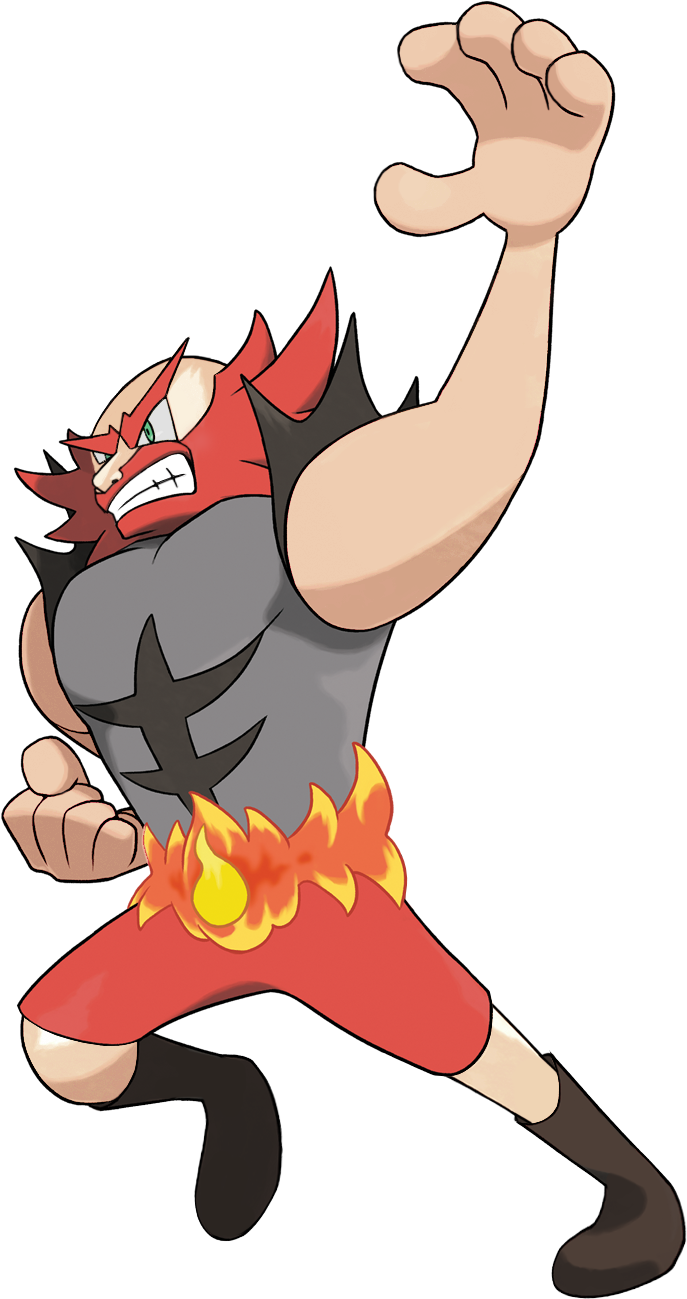 Human Incineroar (936x1298), Png Download