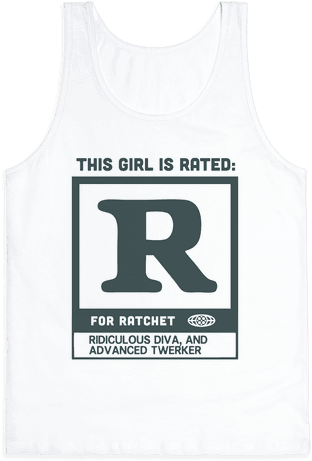 Rated R For Ratchet Tank Top - Queens Of The Stone Age (484x484), Png Download