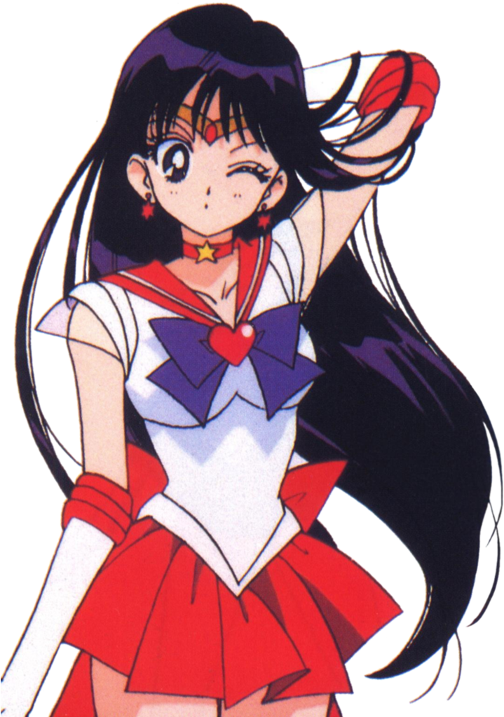 Sailor Mars (500x701), Png Download