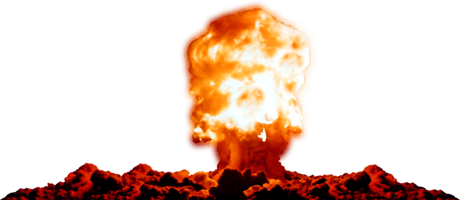 Nuclear Explosion Png Stickpng - Nuclear Explosion Transparent (900x392), Png Download