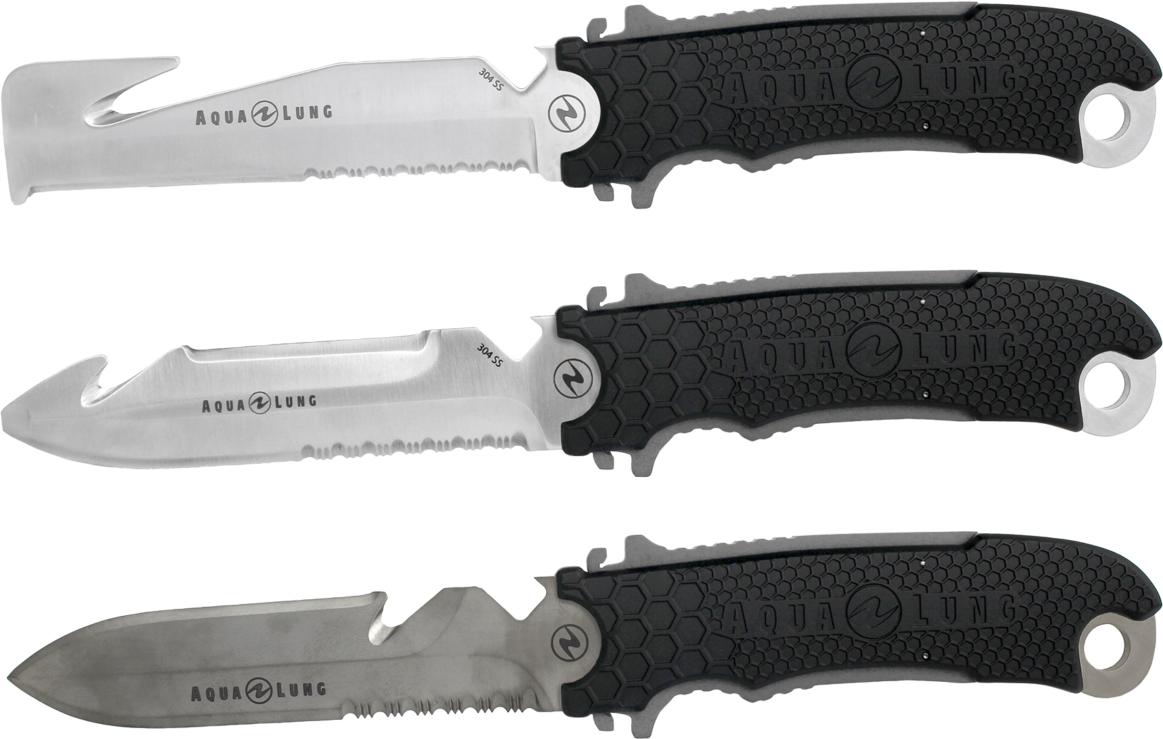 Big Squeeze Knives - Aqualung Big Squeeze Titanium Knife (1928x1927), Png Download