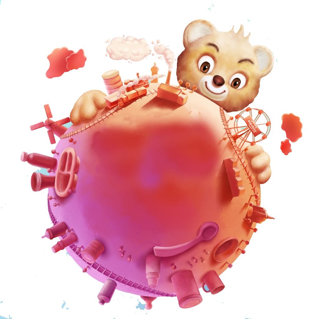 Este Gráficos Es Cartoon Planet Sobre Dibujos Animados, - Portable Network Graphics (1024x1024), Png Download