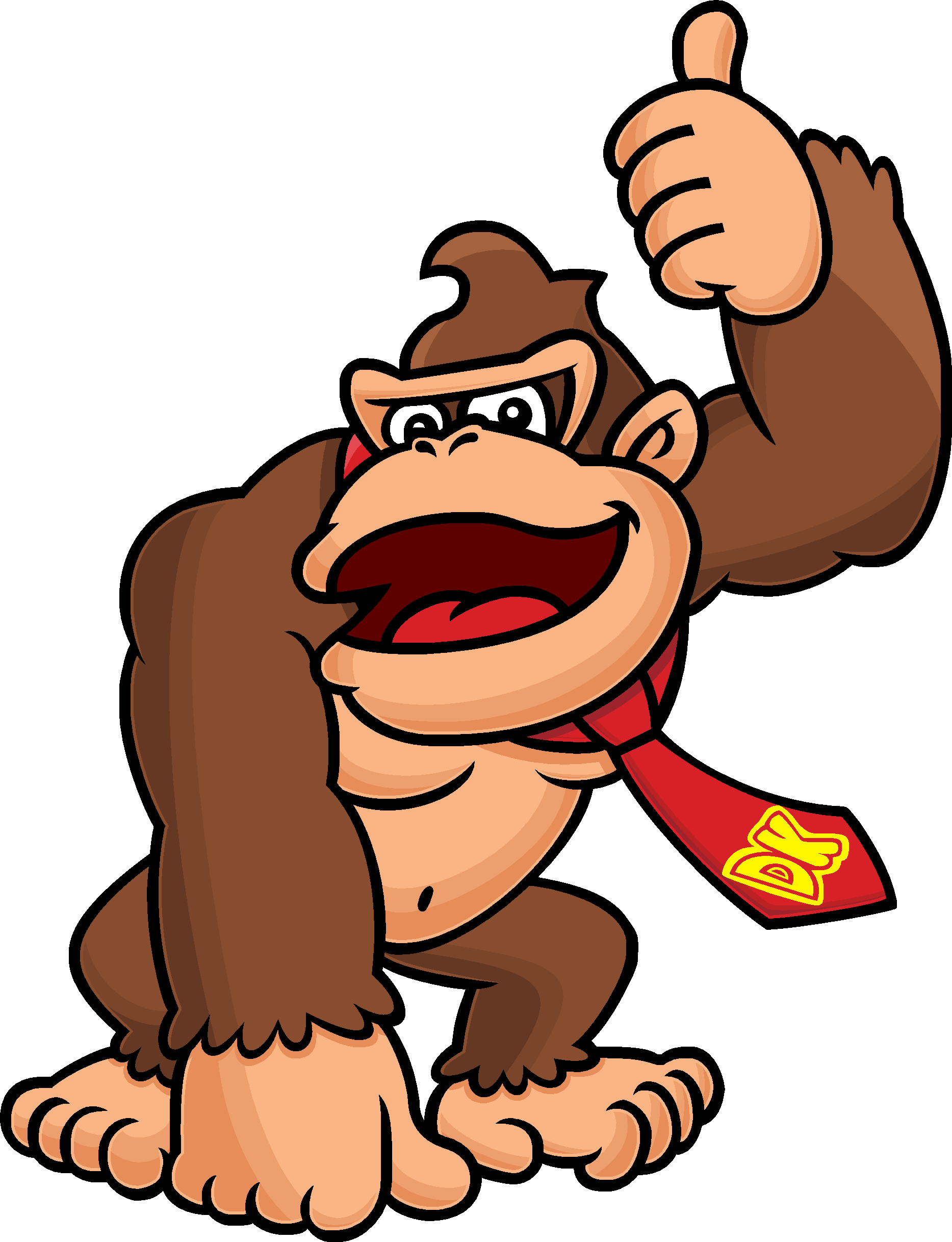 Donkey Kong 2d - Donkey Kong Clip Art (1867x2435), Png Download