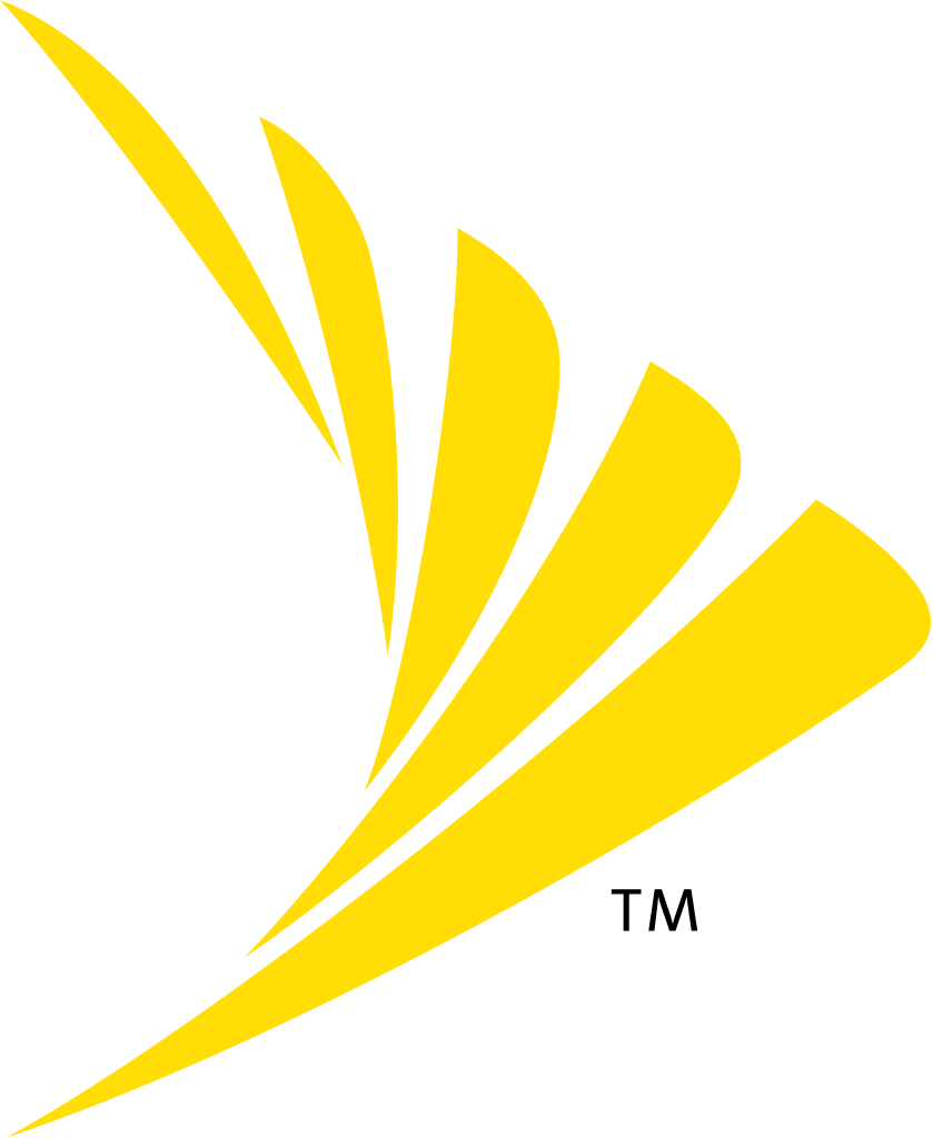 Sprint Nextel Wing Png Logo - Transparent Sprint Logo Png (839x1024), Png Download