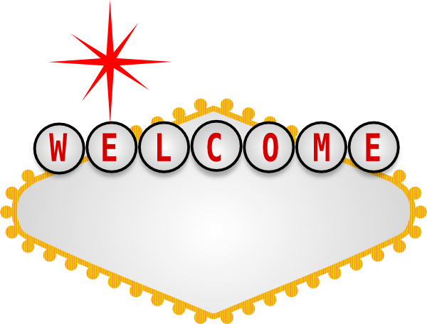Small - Blank Vegas Sign Png (600x456), Png Download