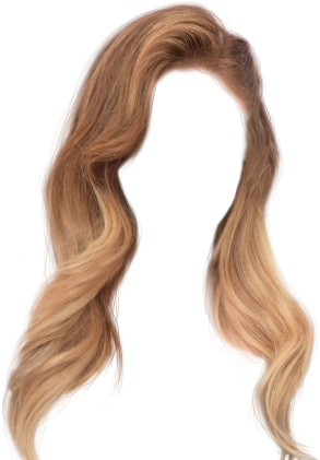 Polyvore Blonde Hair Png - Hairstyle (400x489), Png Download