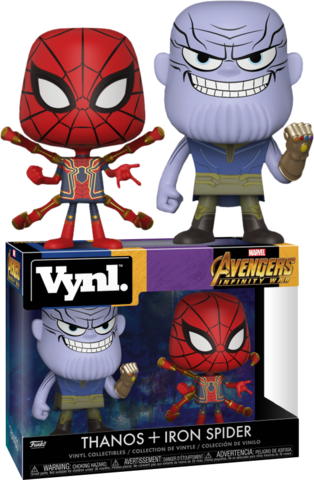 Infinity War - Vinyl Thanos Iron Spider (314x480), Png Download