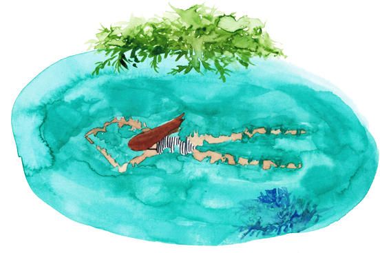 Beach-swimming - Beach (600x400), Png Download