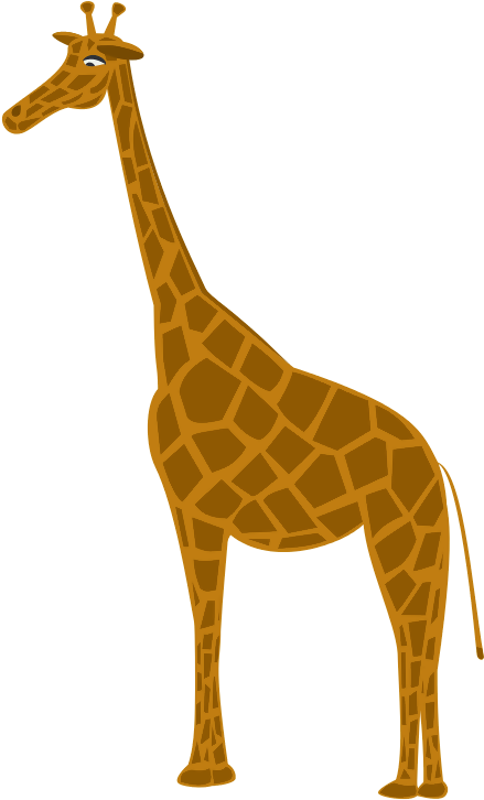 Custom Giraffe 17" Laptop Sleeve (543x800), Png Download