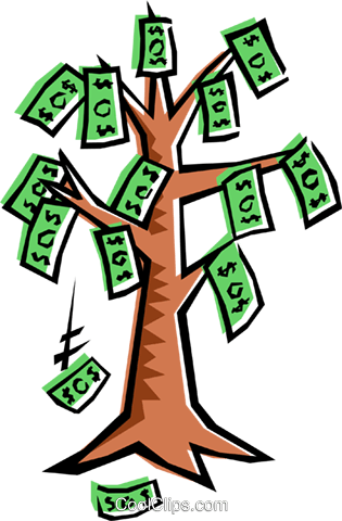 Money Tree - Arvore De Dinheiro Png (315x480), Png Download