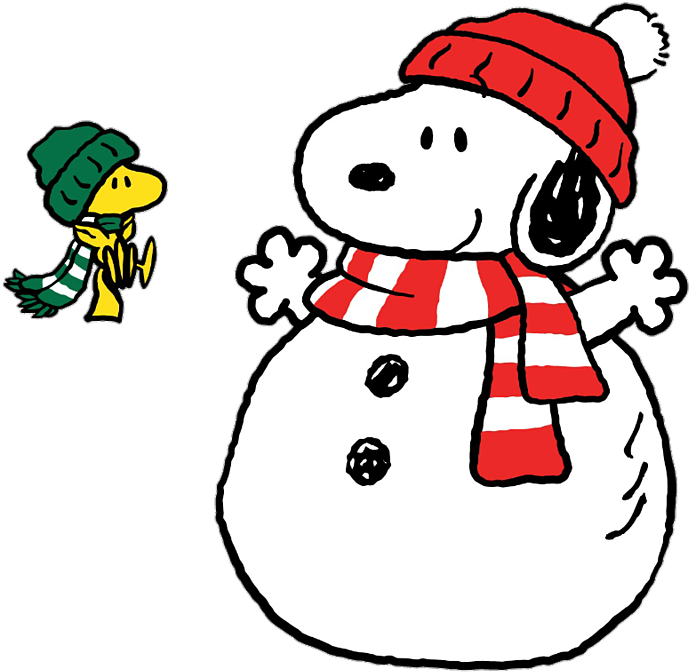 Clip Art Black And White Download Png Peanuts Pinterest - Snoopy Snowman (960x785), Png Download