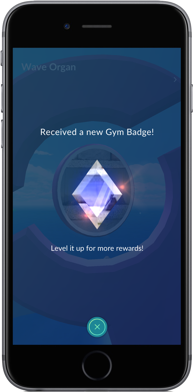 Pokemon Go Gym Badge - Samsung Galaxy (857x1500), Png Download