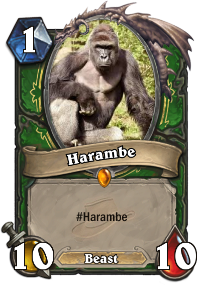 #harambe - 7 Mana 4 2 (400x573), Png Download