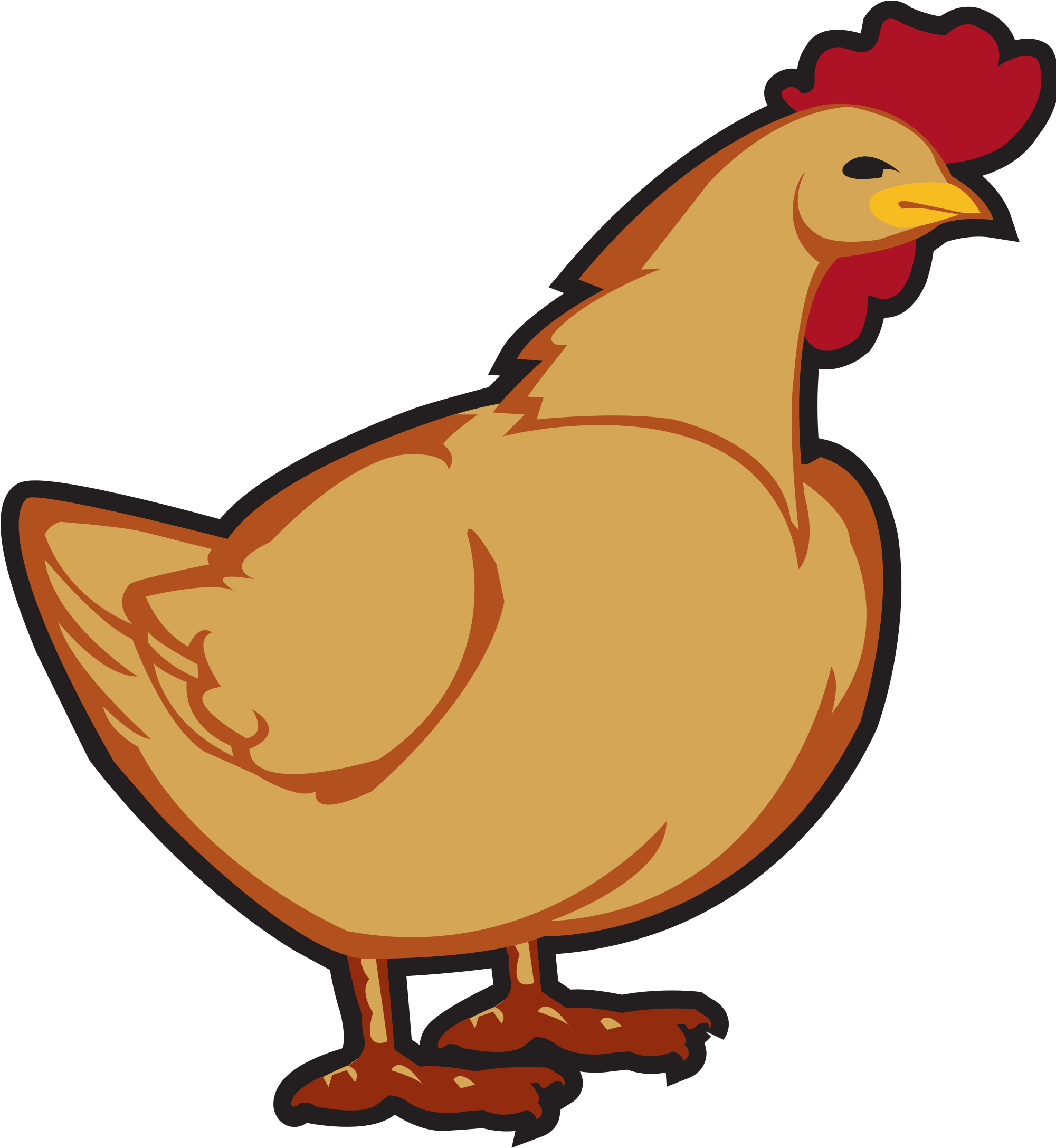 Download Clipart Chicken Png Chicken Transparent Clip Art Full Size Png Image Pngkit