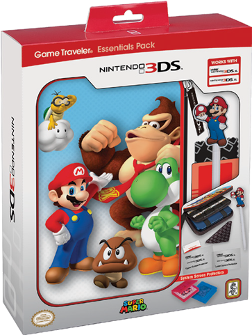 Game Traveler Essentials Pack - Rds Industries Nintendo 3ds Game Traveler Essentials (640x480), Png Download