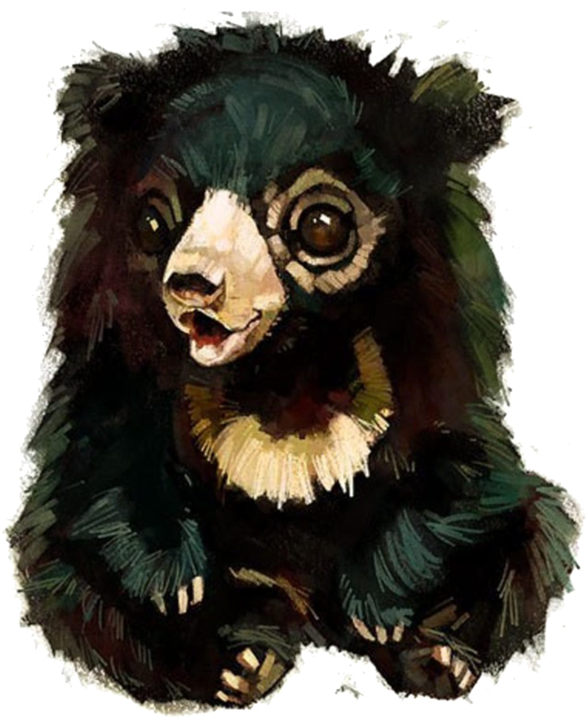 American Black Bear Watercolor Painting Drawing Illustrator - Illustration (3508x2480), Png Download