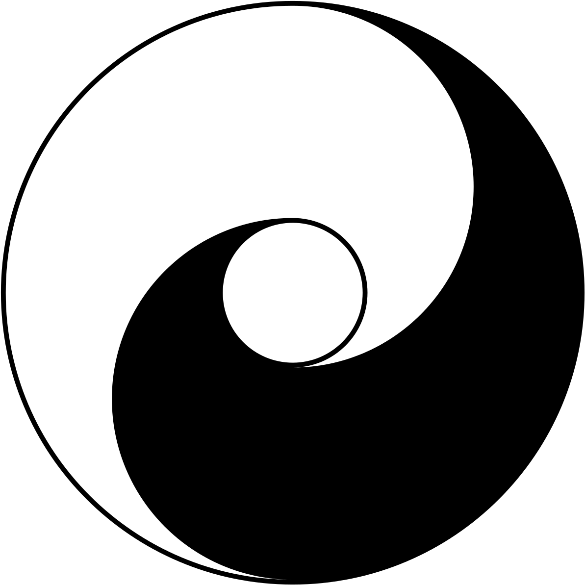 Taijitu Lai Zhide (1200x1200), Png Download