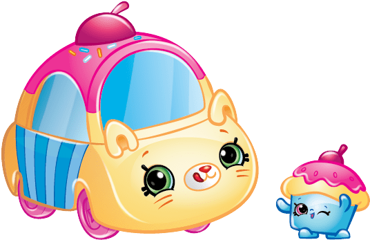 Cupcake Cruiser - Cutie Cars Cupcake Cruiser (540x400), Png Download