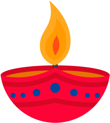 Diya Lamp Diwali Decoration Festival Indian Celebration - Longship (355x395), Png Download