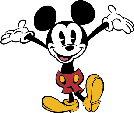 Mickey Mouse Tv Series Clip Art Disney Clip Art Galore - Mickey Mouse Shorts Mickey (576x491), Png Download