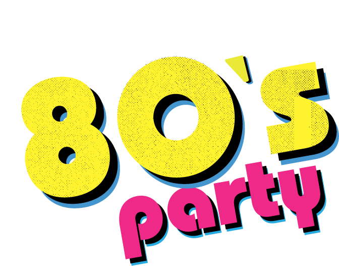 80s Party Clipart (715x557), Png Download